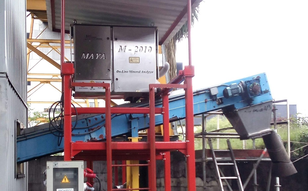 coal cross belt analyzer cross belt analyzer over coal conveyor