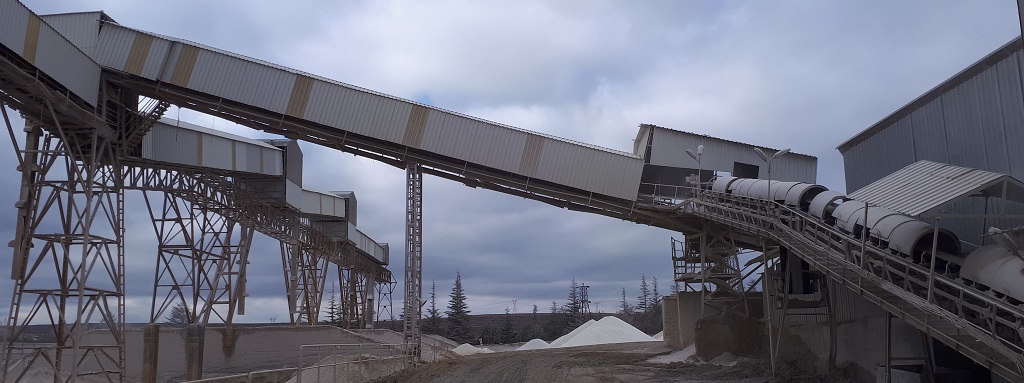 grade sorting p stockpile formation with elemental analyzer
